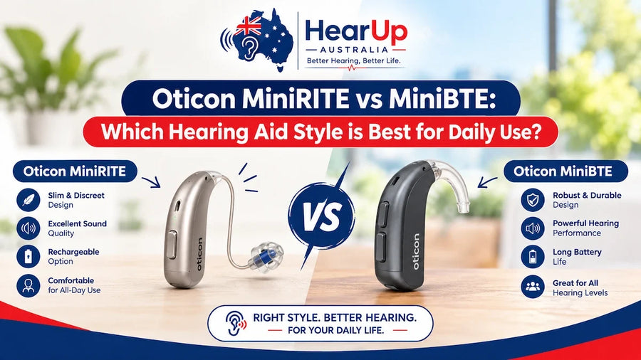 Oticon MiniRITE vs MiniBTE: Which Hearing Aid Style Is Best for Daily Use?