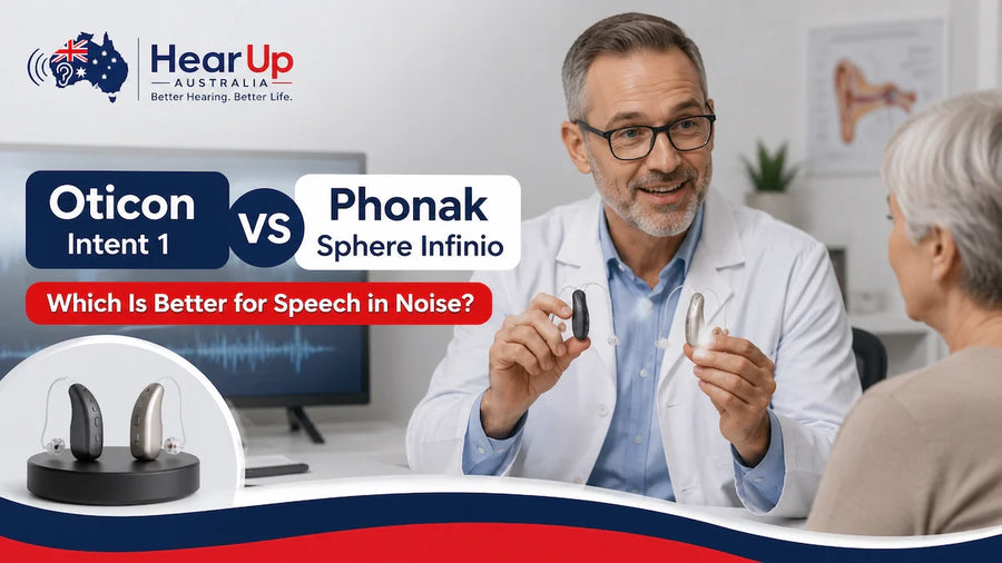 Oticon Intent 1 vs Phonak Sphere Infinio: Which Is Better for Speech in Noise?
