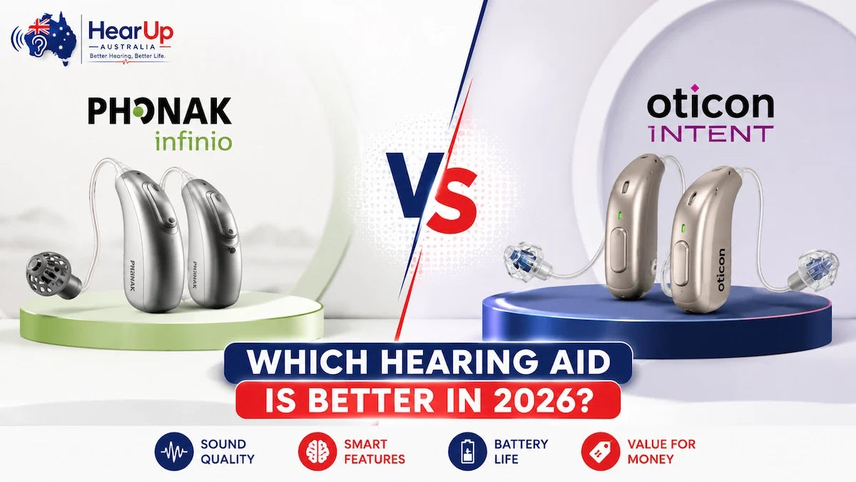 Phonak Infinio vs Oticon Intent: Which Hearing Aid Is Better in 2026?