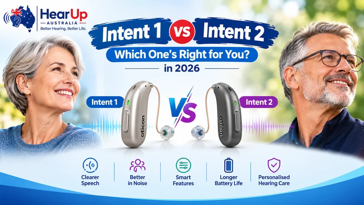 Oticon Intent 1 vs Intent 2: Which Hearing Aid Is Right for You in 2026?