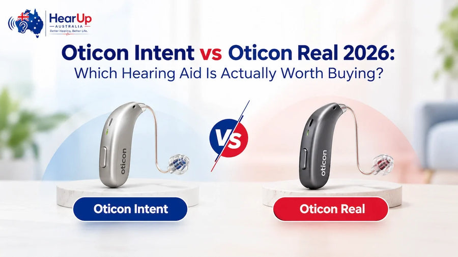 Oticon Intent vs Oticon Real 2026: Which Hearing Aid Is Actually Worth Buying?