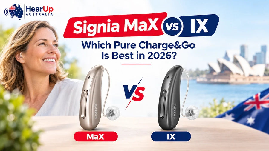 Signia MaX vs IX: Which Pure Charge&Go Hearing Aid Is Best in 2026?