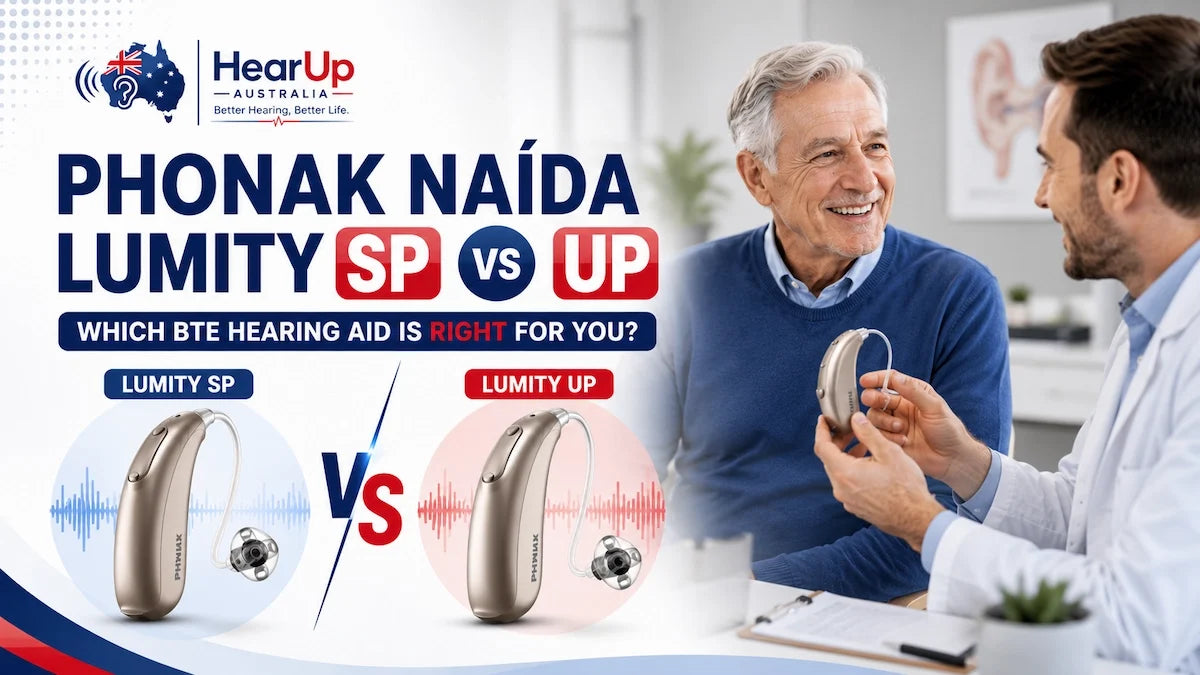 Phonak Naída Lumity SP vs UP: Which BTE Hearing Aid Is Right for You?