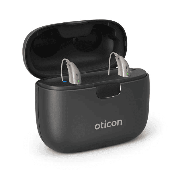 Oticon Jet PX 1 miniRITE Rechargeable Hearing Aids – AI-Powered Sound with Bluetooth Connectivity