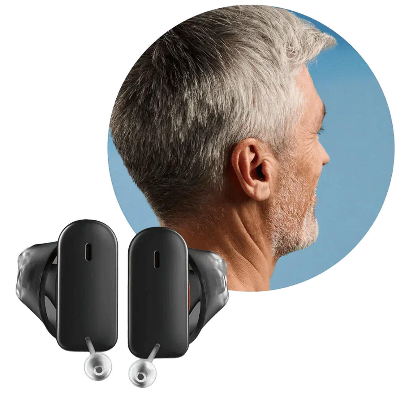 Signia Silk 2X Mini CIC Open Fit Hearing Aid 16 Channels Tinnitus Masker