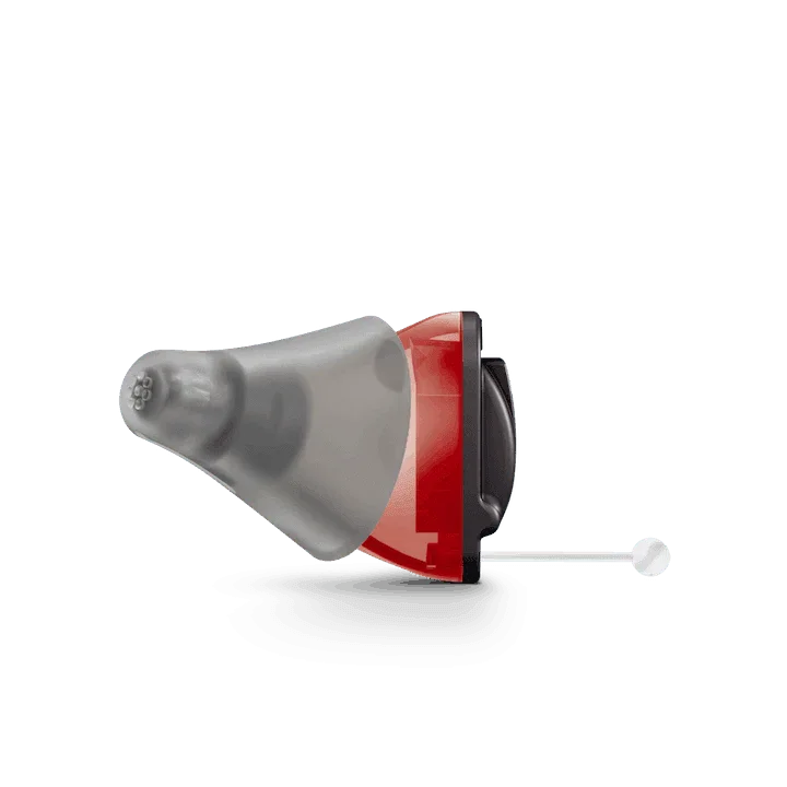 Signia Silk 5X Digital Mini Programmable CIC Hearing Aid, Red & Blue Color With Advanced Features