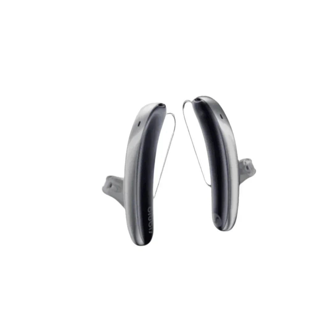 Signia Styletto 3IX with CROS | Rechargeable RIC Hearing Aid Pair With Charger