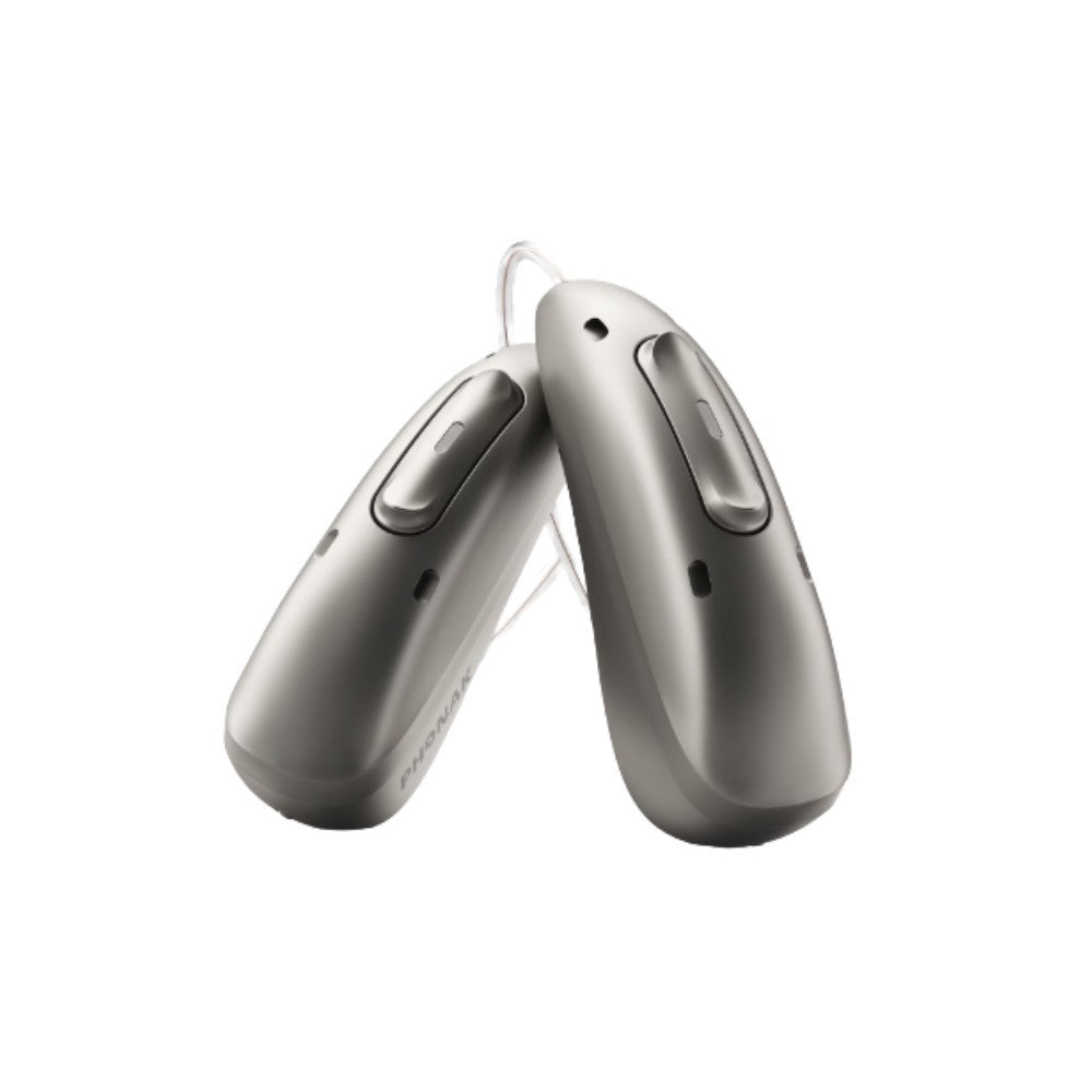 Phonak Audéo I50-R Infinio - AI Powered Rechargeable Hearing Aid with Charger