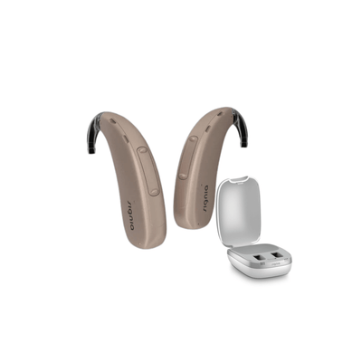 Signia Motion Charge& GO 3X, Behind The Ear (BTE) Rechargeable Hearing Aid, Advanced Features