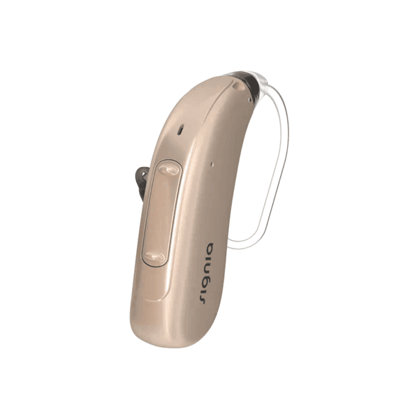 Signia Motion Charge& GO P 7X, Behind The Ear (BTE) Rechargeable Hearing Aid, Bluetooth Connectivity Premium
