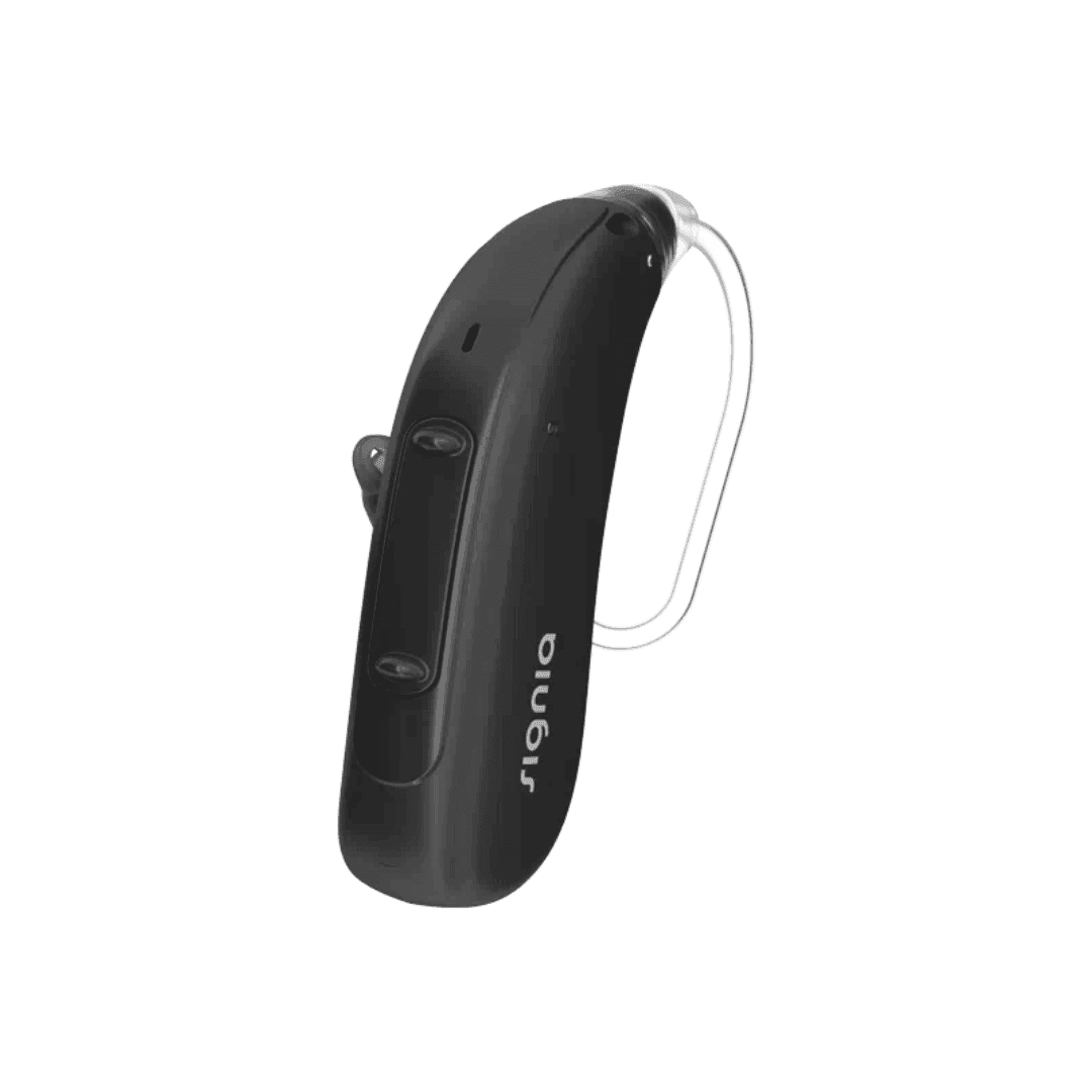 Signia Motion Charge& GO P 7X, Behind The Ear (BTE) Rechargeable Hearing Aid, Bluetooth Connectivity Premium